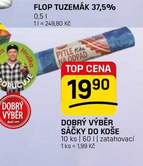 DOBRÝ VÝBĚR SÁČKY DO KOŠE 10 ks