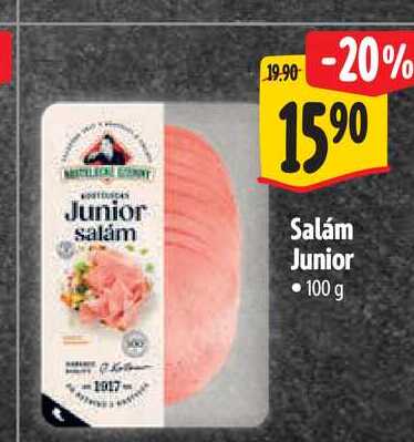  Salám Junior 100 g 