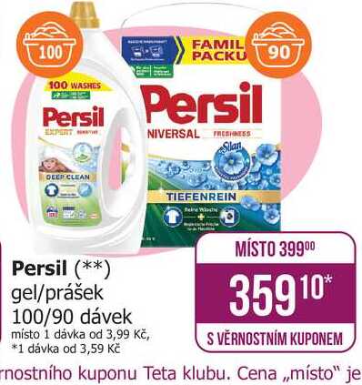 Persil gel 100 dávek 