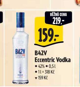   B42V Eccentric Vodka 42% 0,51  