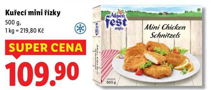 Kuřecí mini řízky, 500 g