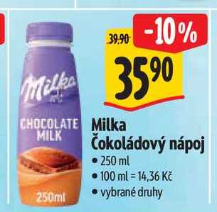 Milka Čokoládový nápoj, 250 ml 