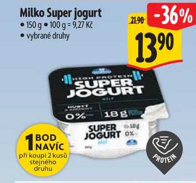 Milko Super jogurt, 150 g