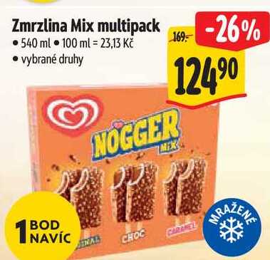 Zmrzlina Mix multipack, 540 ml