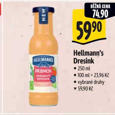 Hellmann's Dresink, 250 ml