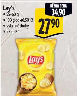 Lay's, 55-60 g 