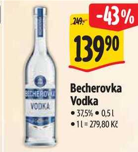 Becherovka Vodka, 0,5 l