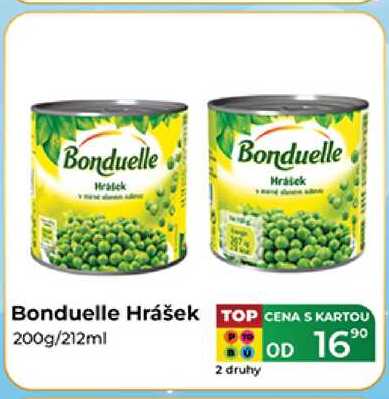 Bonduelle Hrášek 200g/212ml 