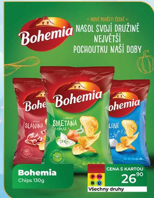 Bohemia Chips 130g 