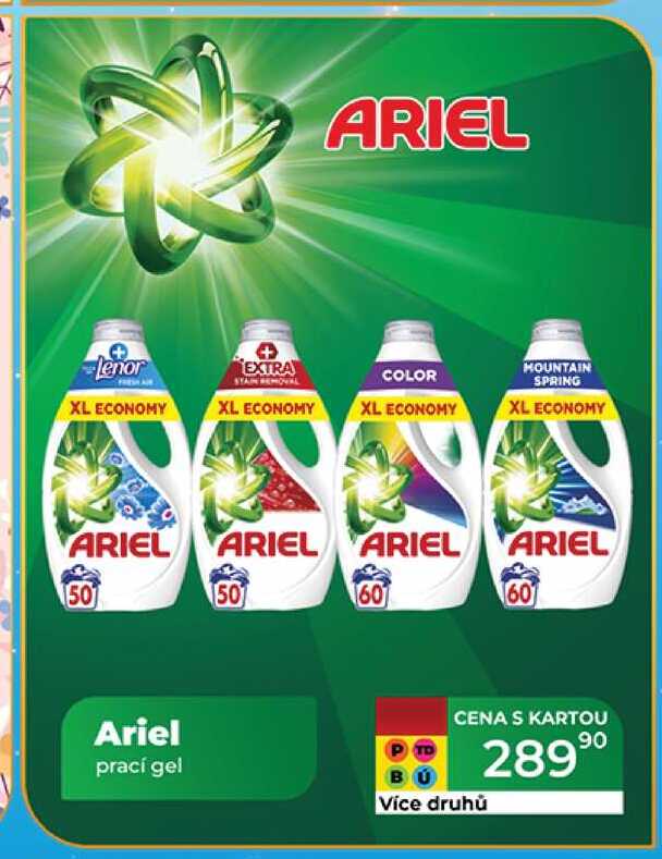 Ariel prací gel