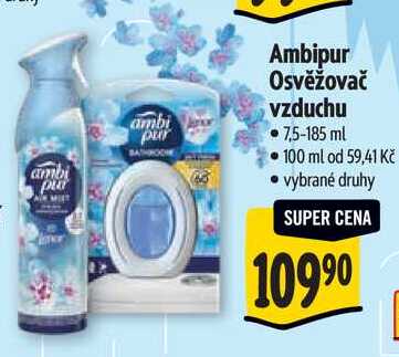 Ambipur Osvěžovač vzduchu, 7,5-185 ml 