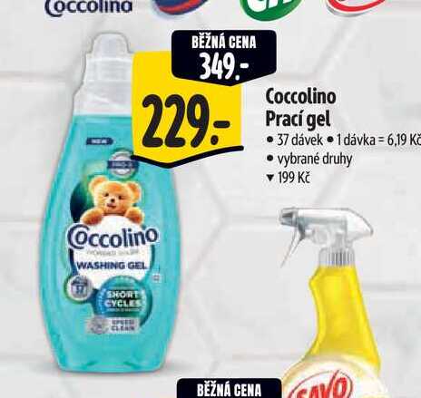 Coccolino Prací gel, 37 dávek