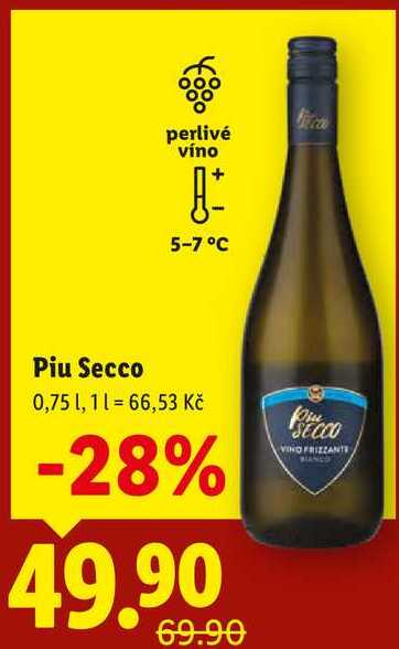 Piu Secco, 0,75 l