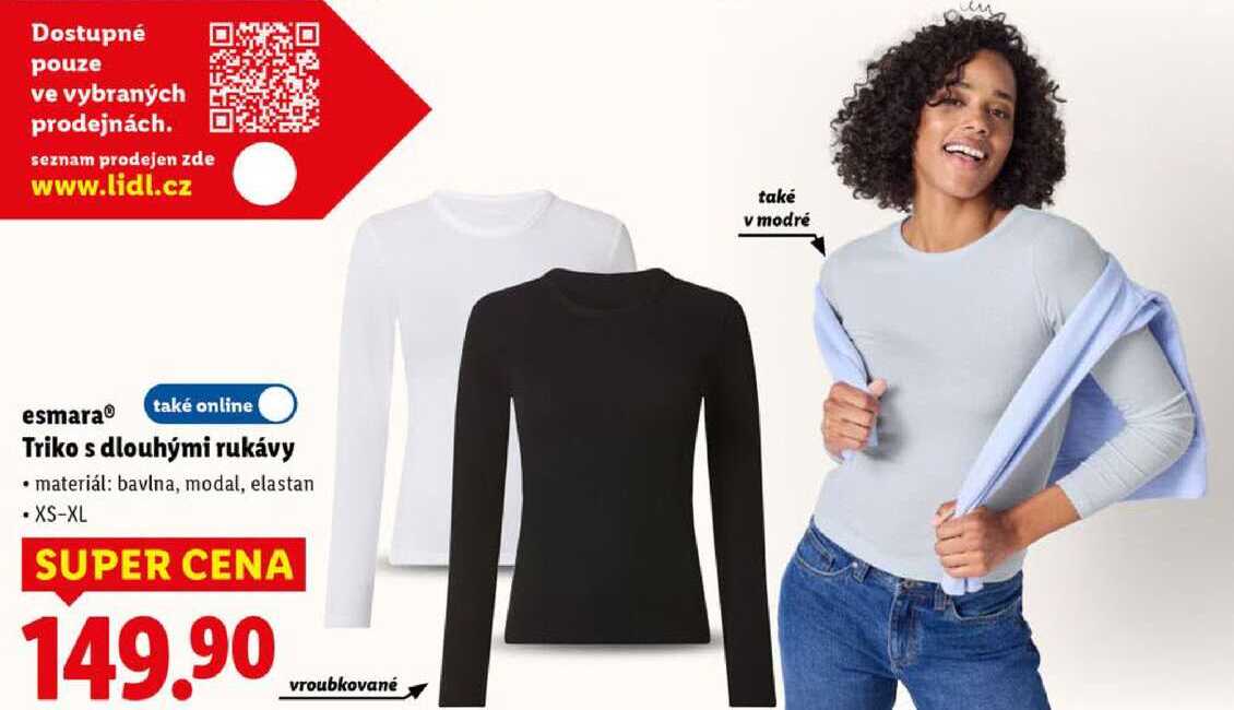 esmara Triko s dlouhými rukávy 