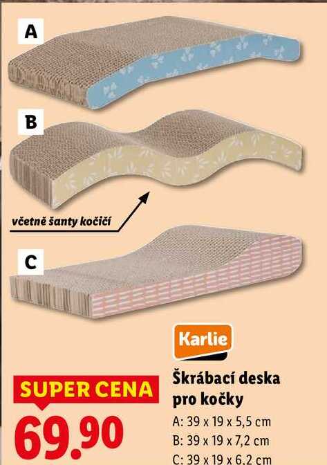 Škrábací deska pro kočky