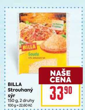 BILLA Strouhaný sýr 150 g