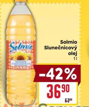 Solmio Slunečnicový olej 1l