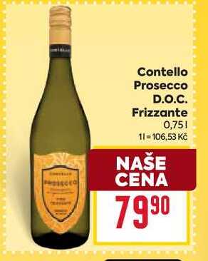 Contello Prosecco D.O.C. Frizzante 0,75l