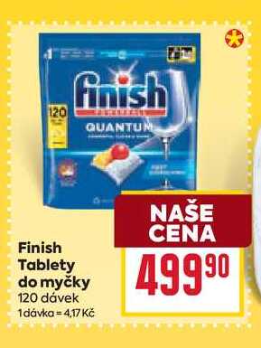 Finish Tablety do myčky 120 dávek