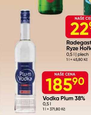 Vodka Plum 38% 0,5l