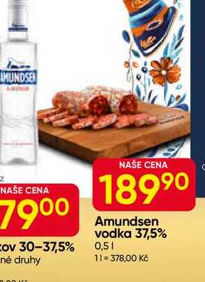 Amundsen vodka 37,5% 0,5l