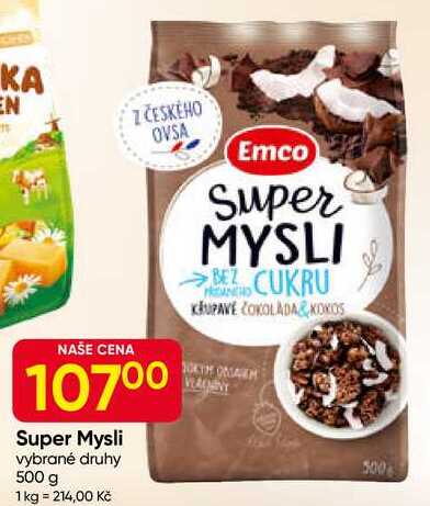 EMCO Super Mysli vybrané druhy 500 g