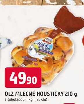 ÖLZ MLÉČNÉ HOUSTIČKY 210 g 