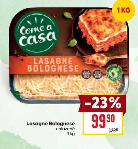 Lasagne Bolognese chlazené 1 kg