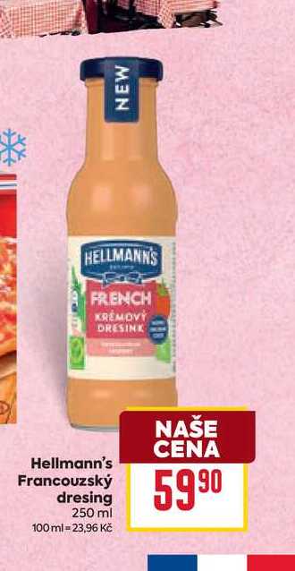 Hellmann's Francouzský dresing 250 ml
