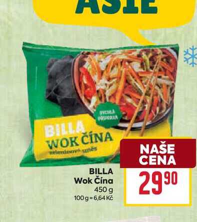 BILLA Wok Čína 450 g
