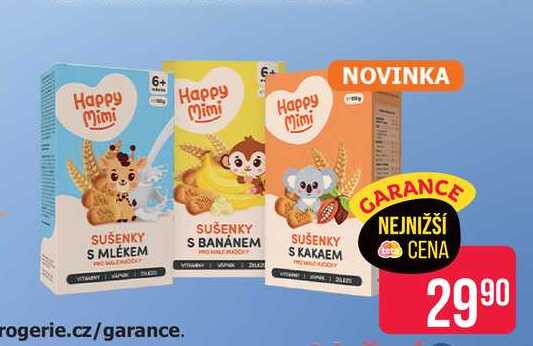 Happy Mimi SUŠENKY S MLÉKEM