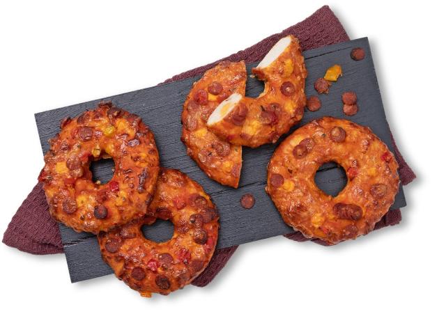Donut pizza Diavolo