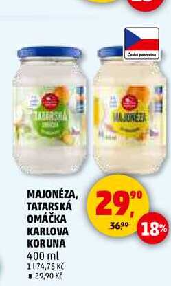 MAJONÉZA KARLOVA KORUNA, 400 ml 