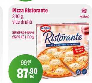 Dr. Oetker Pizza Ristorante, vybrané druhy 340g