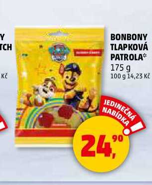 BONBONY TLAPKOVÁ PATROLA, 175 g 