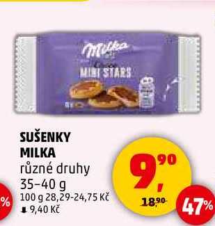 SUŠENKY MILKA, 35 g