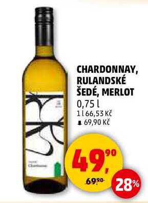 CHARDONNAY, 0,75 l