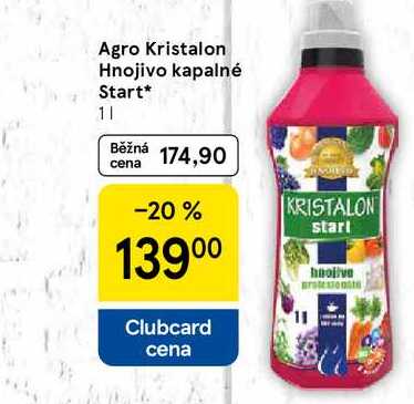 Agro Kristalon Hnojivo kapalné Start, 1 l 