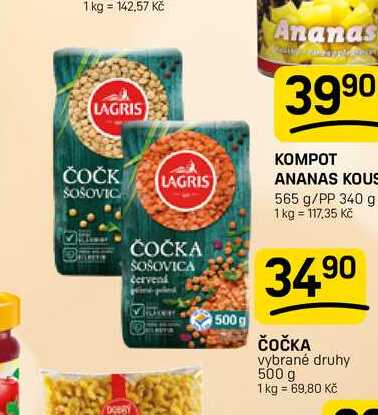 ČOČKA vybrané druhy 500 g 