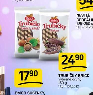 TRUBIČKY BRICK vybrané druhy 150 g 