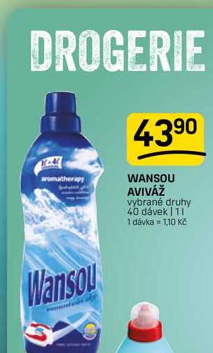 WANSOU AVIVÁŽ vybrané druhy 40 dávek