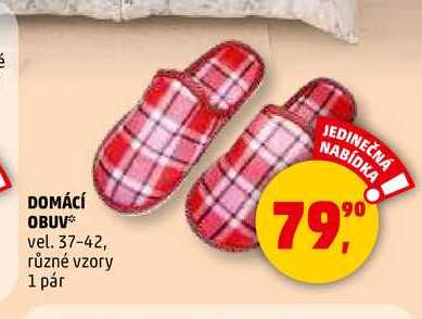 DOMÁCÍ OBUV, 1 pár 