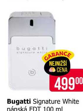 Bugatti Signature White pánská FDT 100 ml 