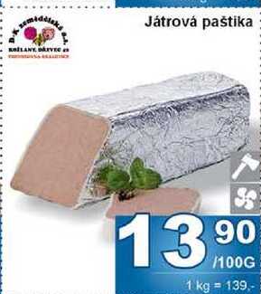 Játrová paštika 100g