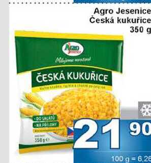 Agro Jesenice Česká kukuřice 350 g 
