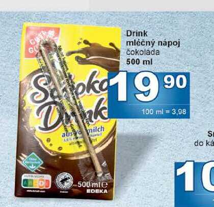 Drink mléčný nápoj čokoláda 500 ml 