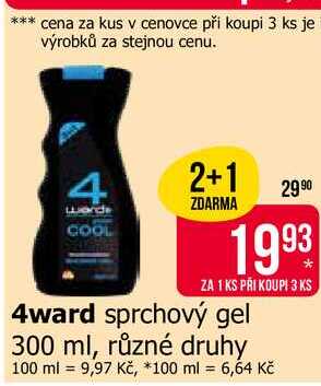 4ward sprchový gel 300 ml
