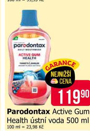 Parodontax Active Gum Health ústní voda 500 ml 