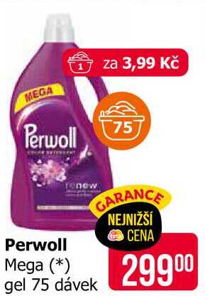 Perwoll Mega gel 75 dávek 