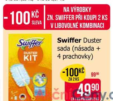 Swiffer Duster sada (násada + 4 prachovky) 